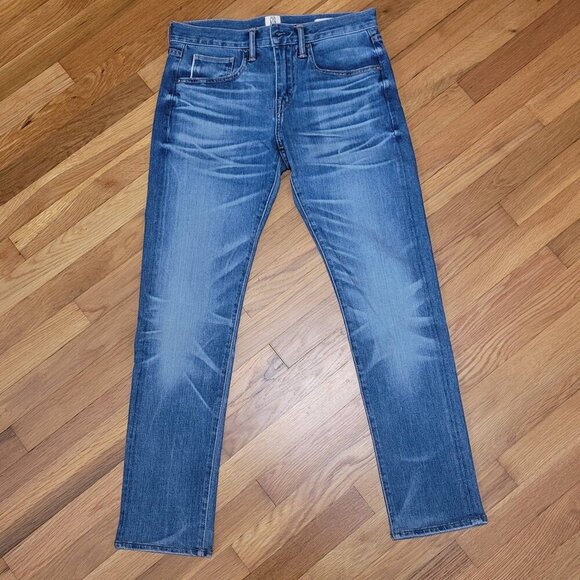 Hiroshi Kato Scissors Slim Tapered - Ace 10.5oz Selvedge 29x30 USA Jeans Denim - Picture 1 of 4
